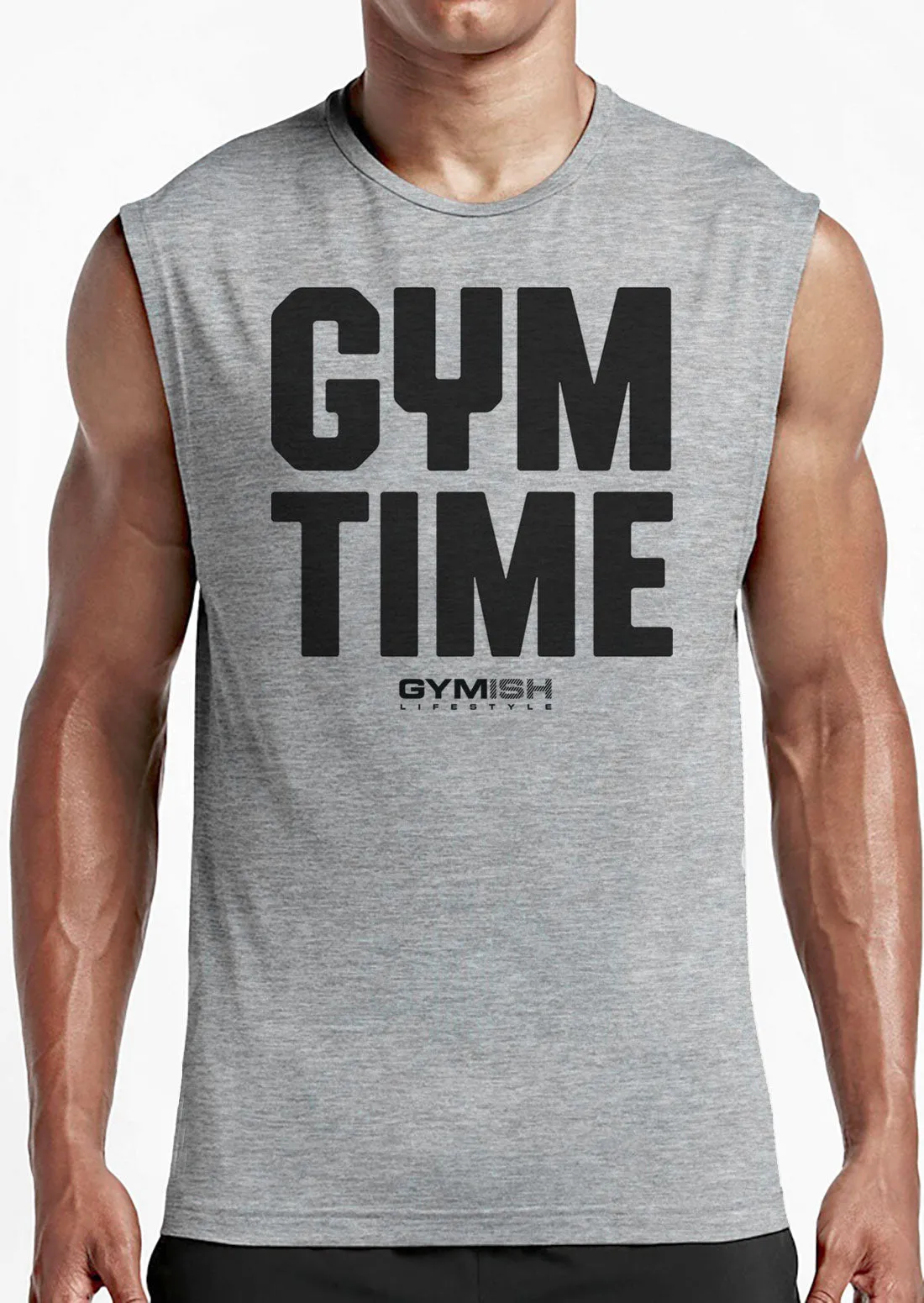 019. GYM TIME Workout Muscle Tank Top for Men