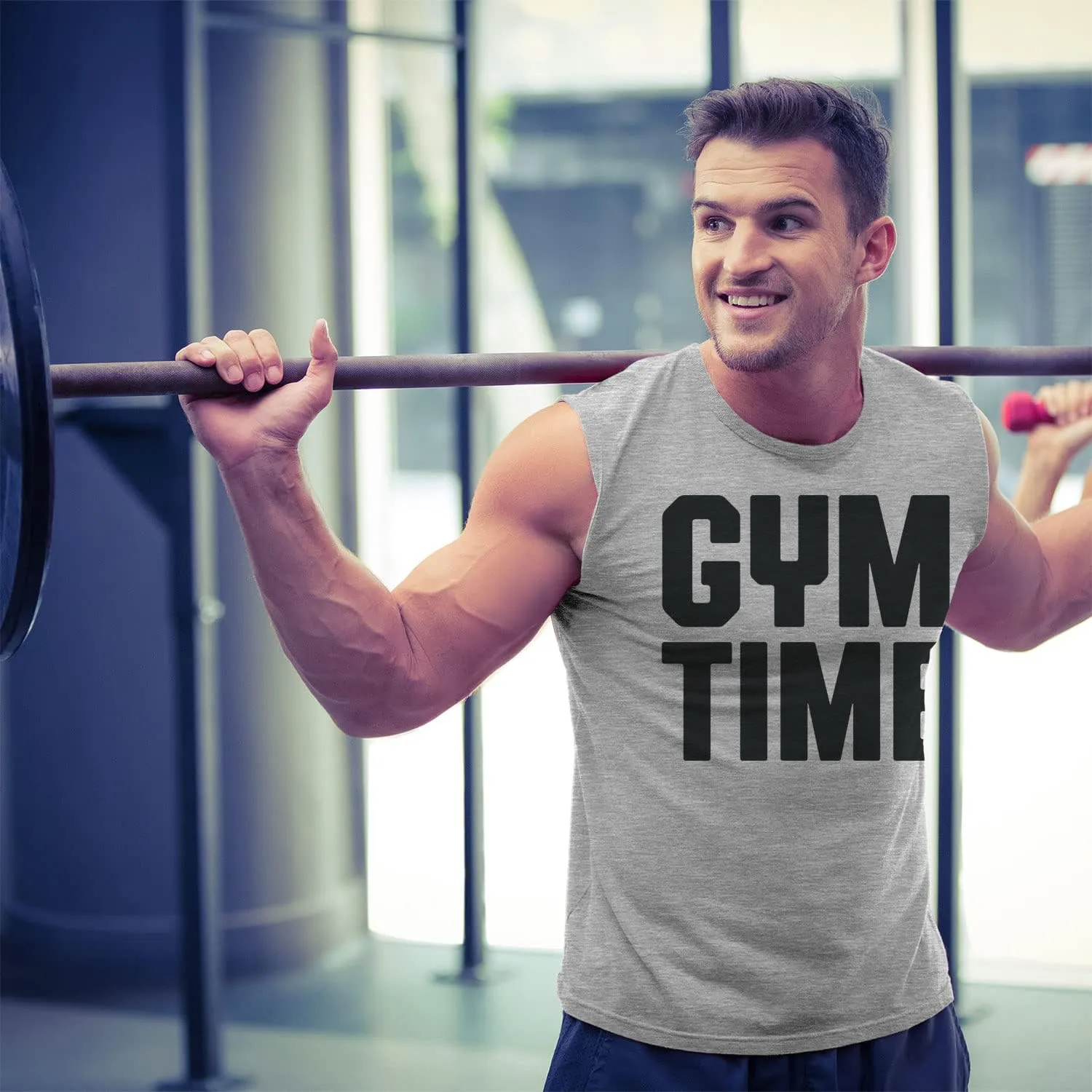 021. Gym is Still Open Workout Muscle Tank Top for Men