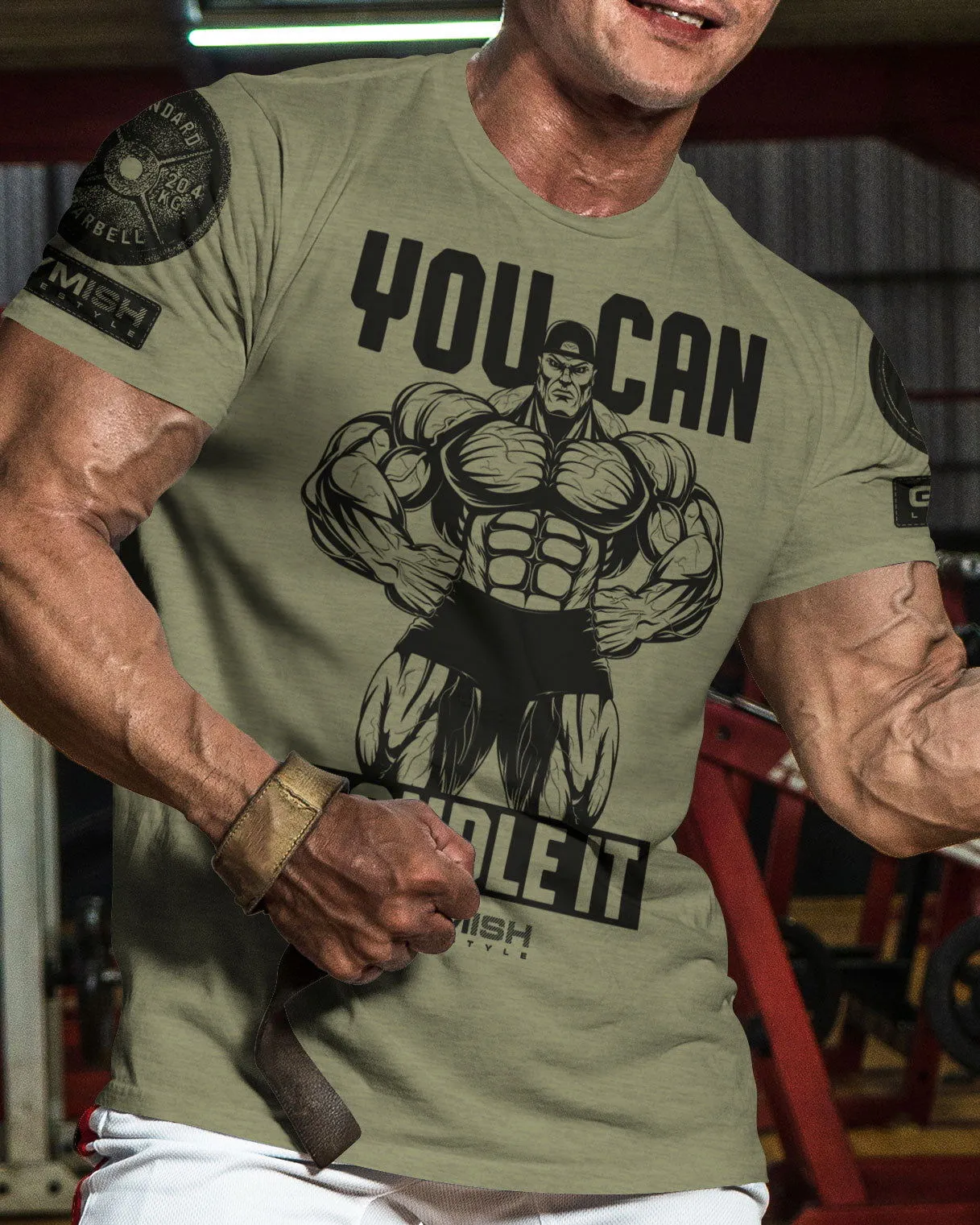 035. You Can Handle It Funny Motivational Workout Gym T-Shirt for Men