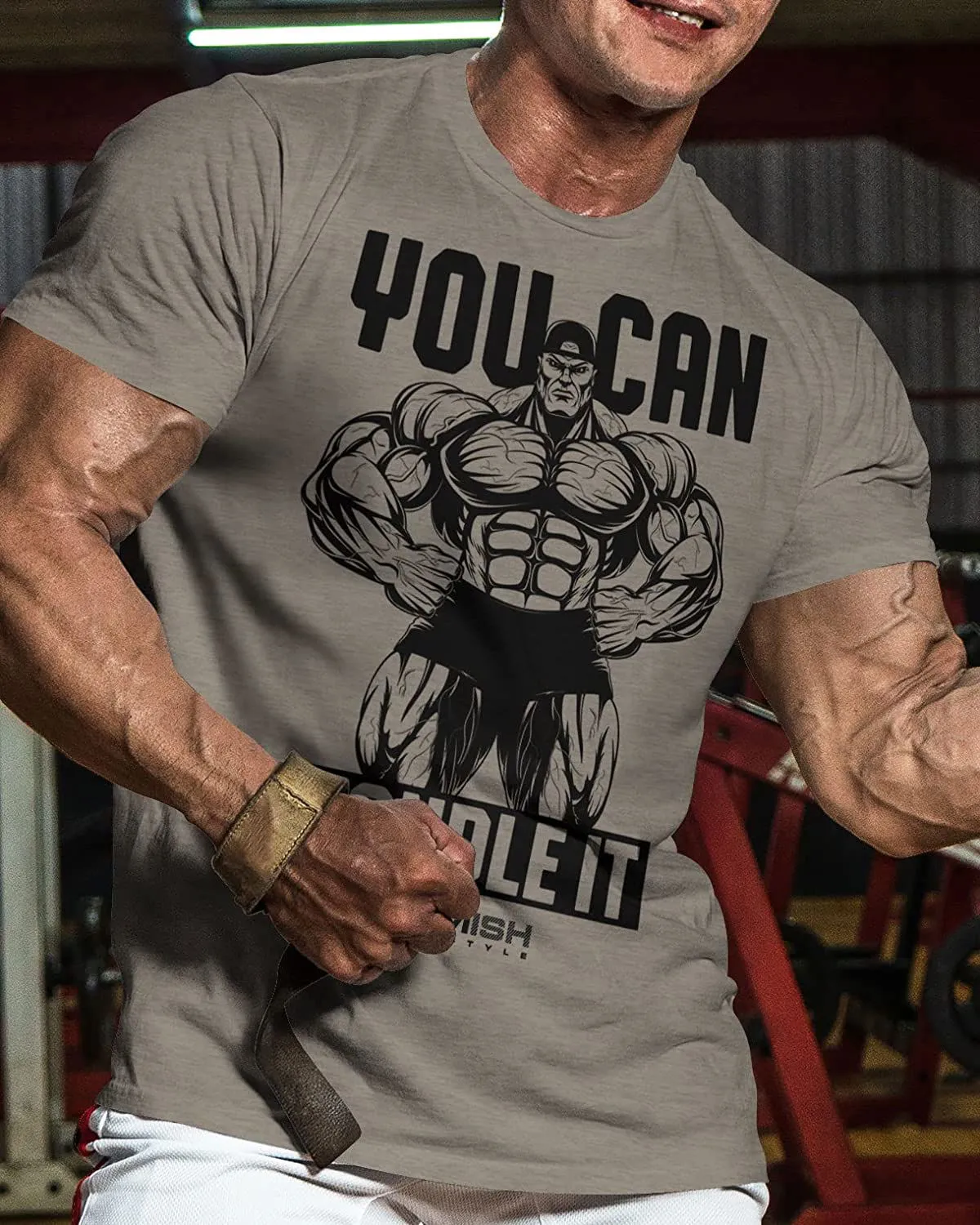 035. You Can Handle It Funny Motivational Workout Gym T-Shirt for Men