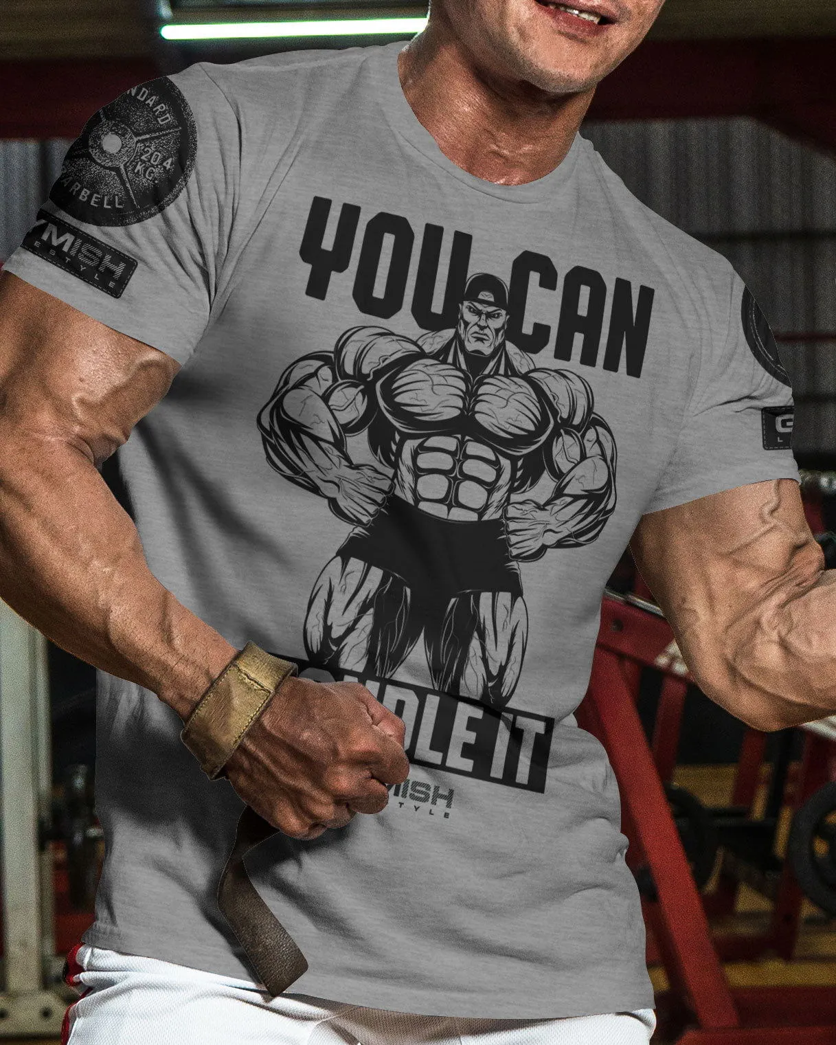 035. You Can Handle It Funny Motivational Workout Gym T-Shirt for Men