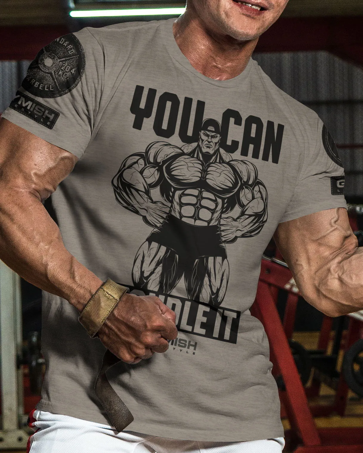 035. You Can Handle It Funny Motivational Workout Gym T-Shirt for Men
