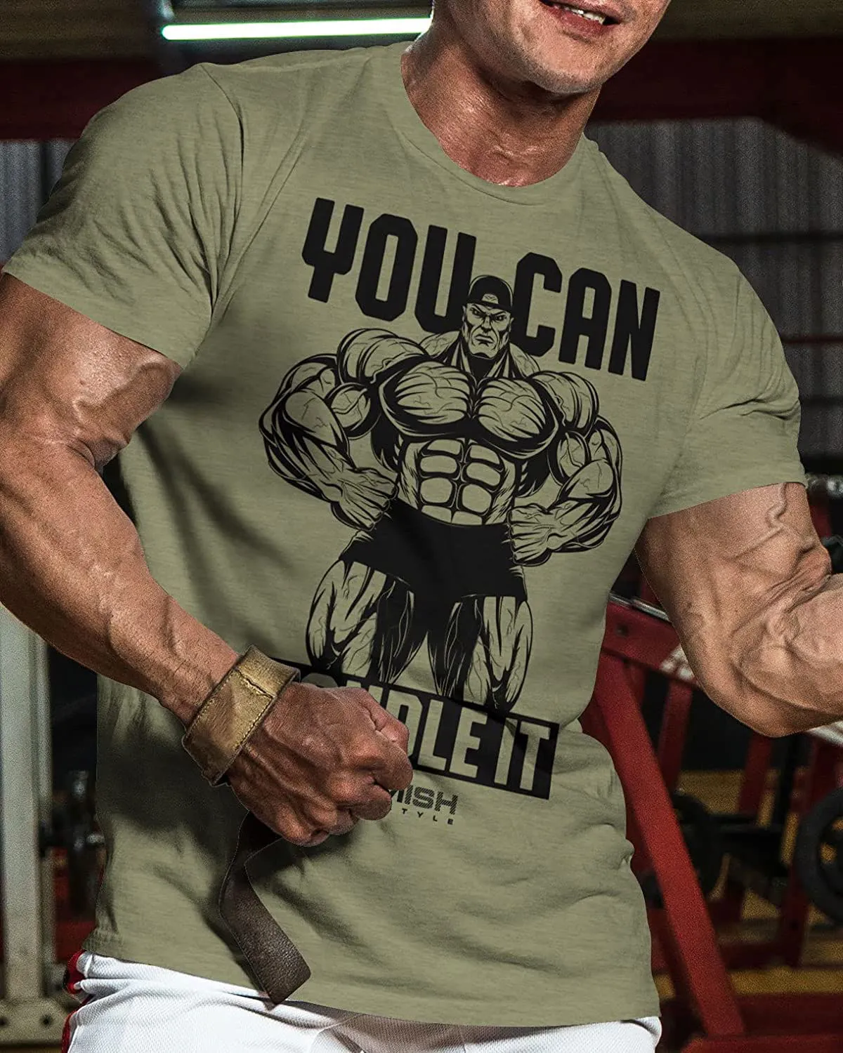035. You Can Handle It Funny Motivational Workout Gym T-Shirt for Men