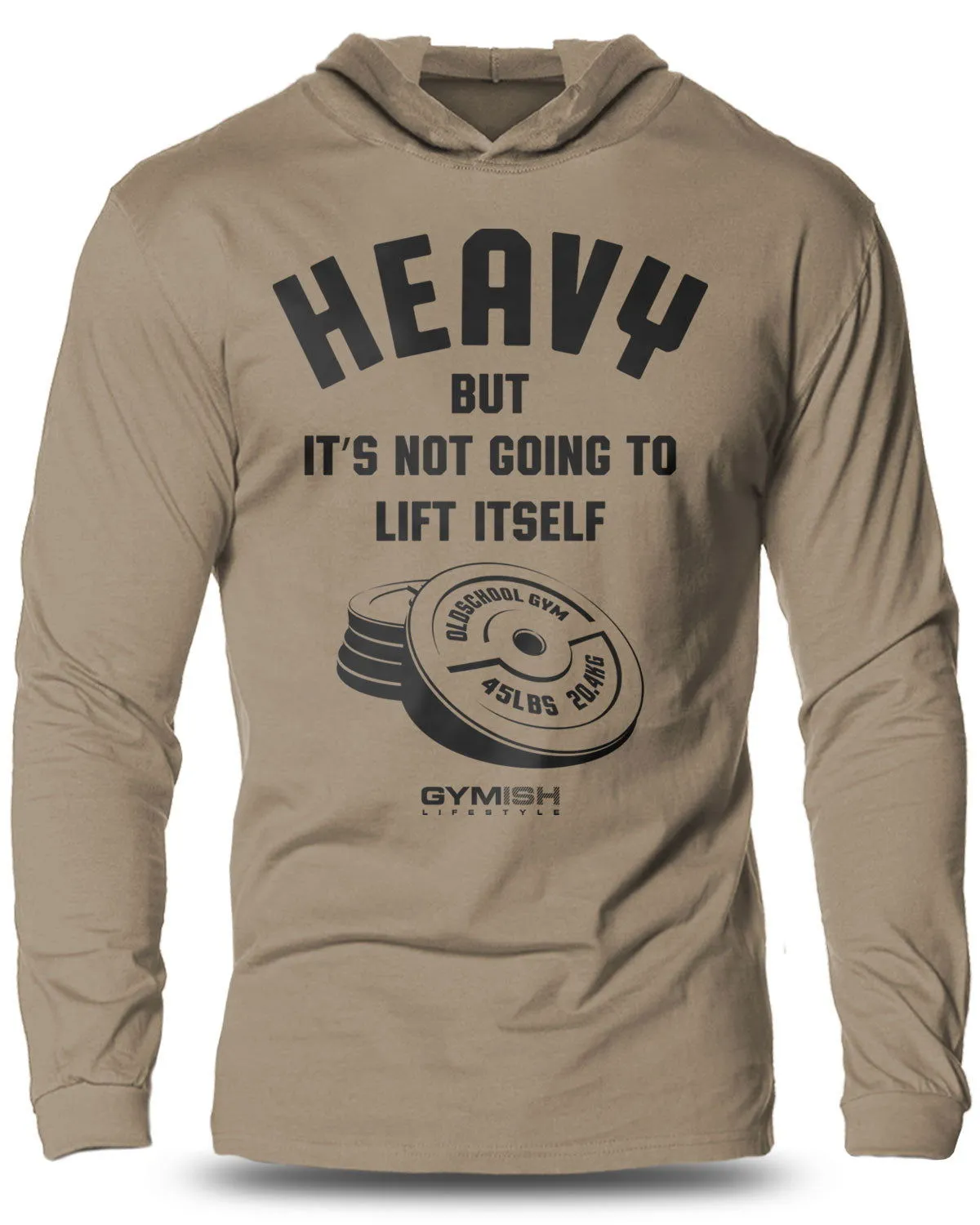 041. Heavy Lift Lightweight Long Sleeve Hooded T-shirt for Men