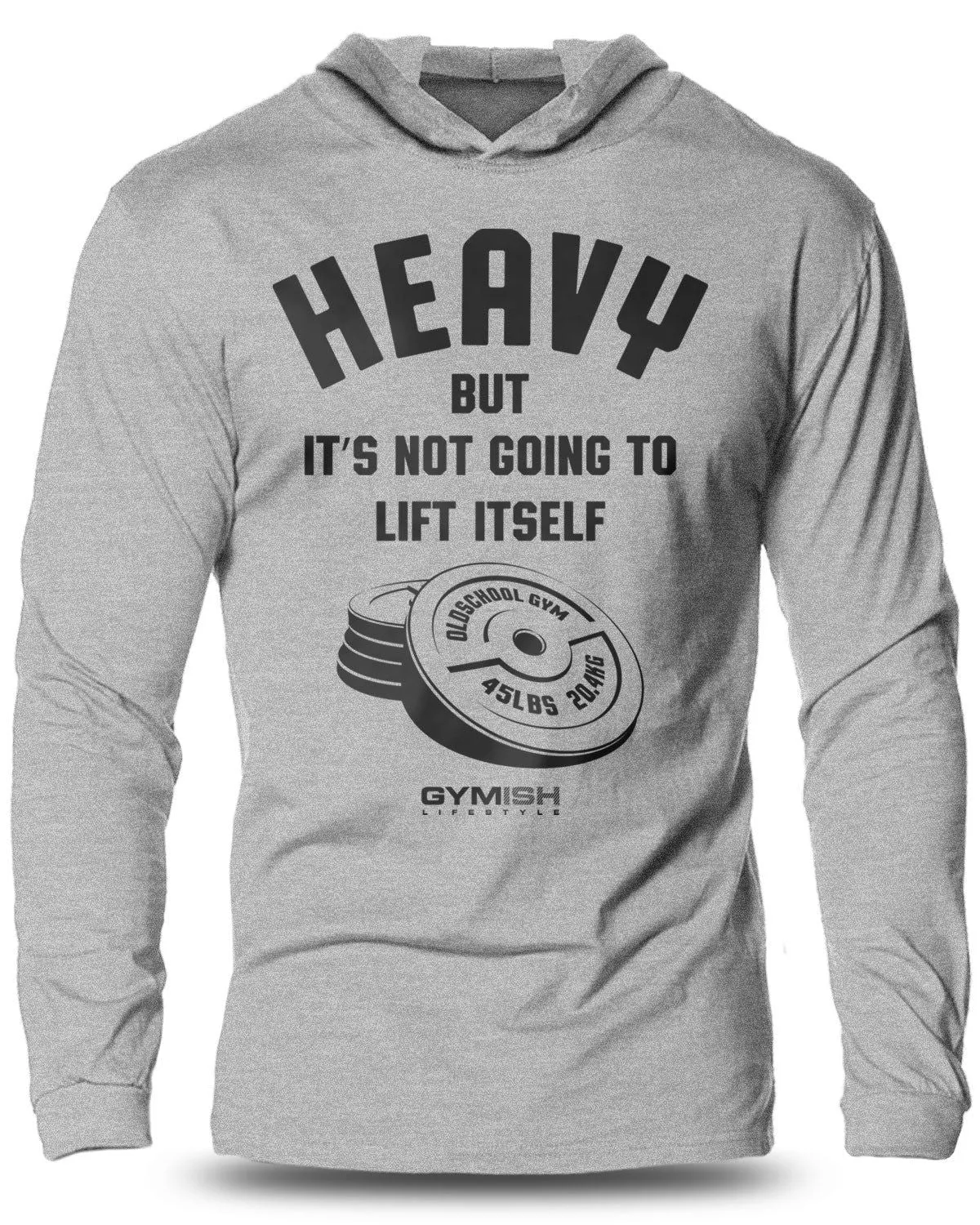 041. Heavy Lift Lightweight Long Sleeve Hooded T-shirt for Men