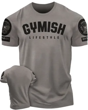046. Gymish Lifestyle Funny Motivational Workout Gym T-Shirt for Men