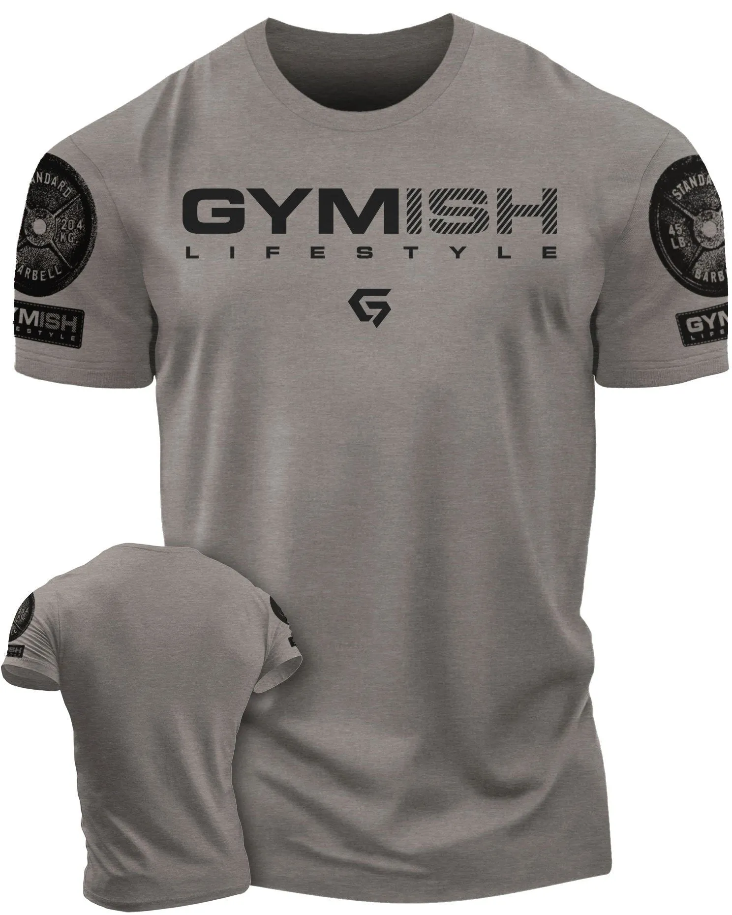 047. Gymish Lifestyle Funny Motivational Workout Gym T-Shirt for Men