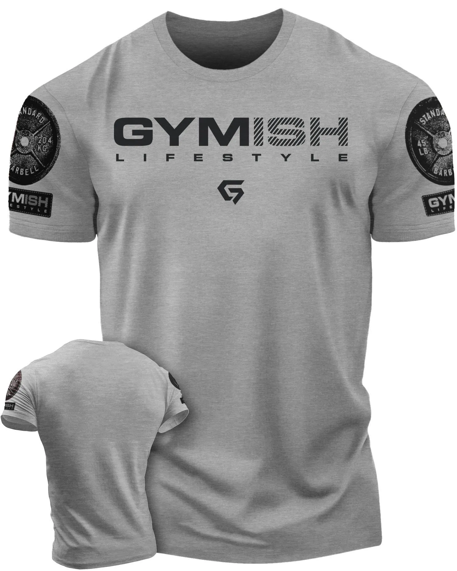 047. Gymish Lifestyle Funny Motivational Workout Gym T-Shirt for Men