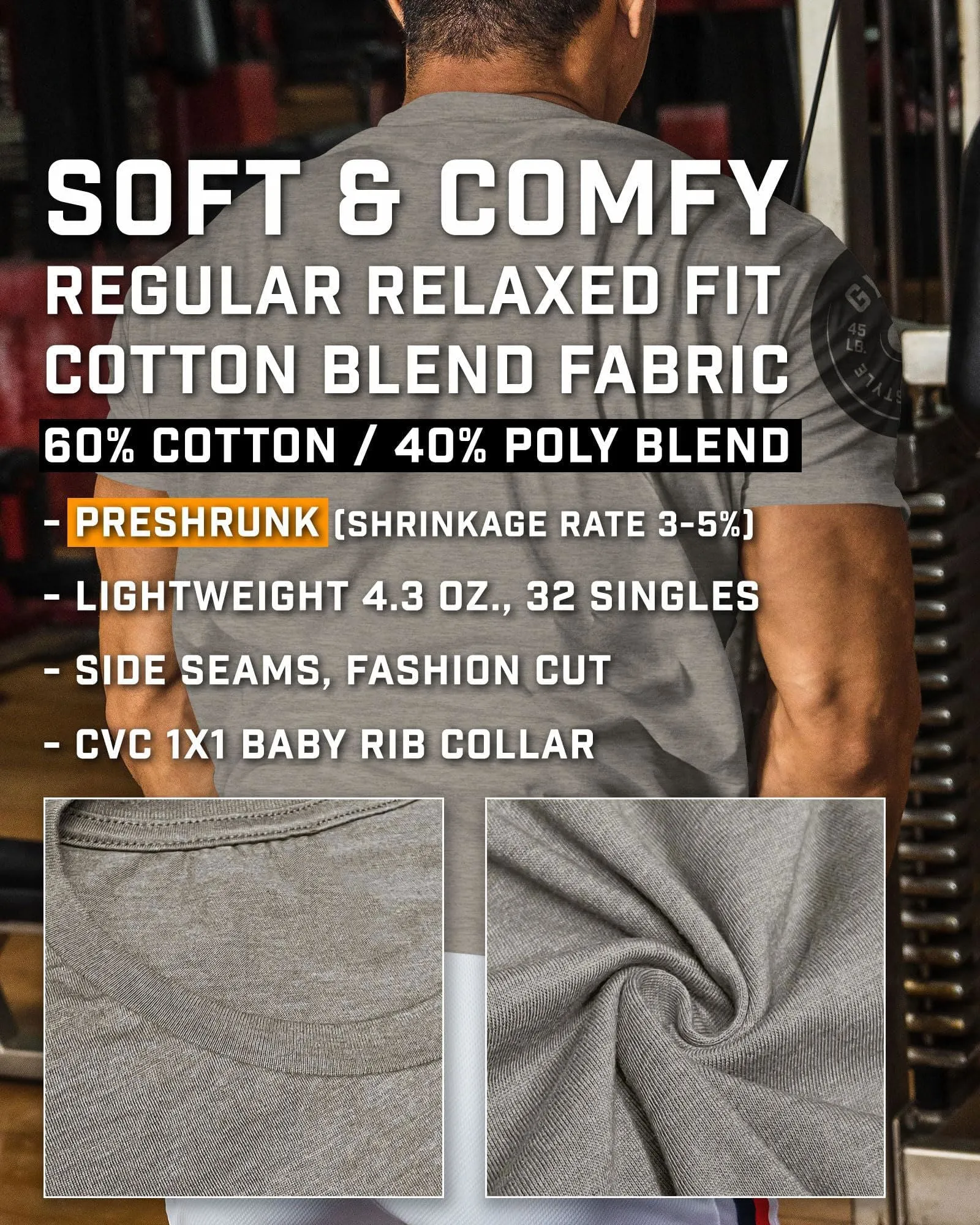 075. Comfort Zone Is Dangerous Funny Workout Gym T-Shirt for Men