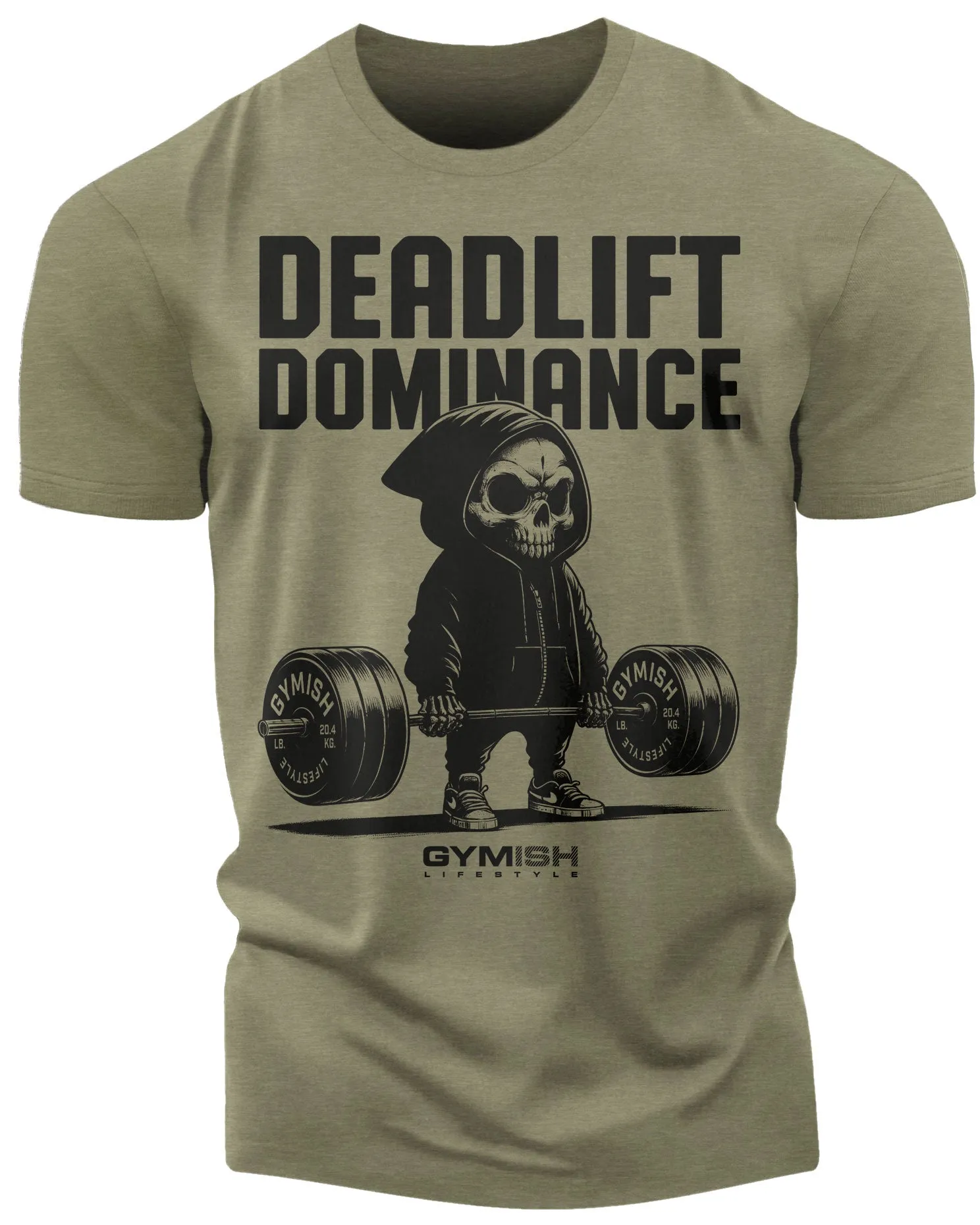 095. Deadlift Dominance Funny Workout Gym T-Shirt For Men