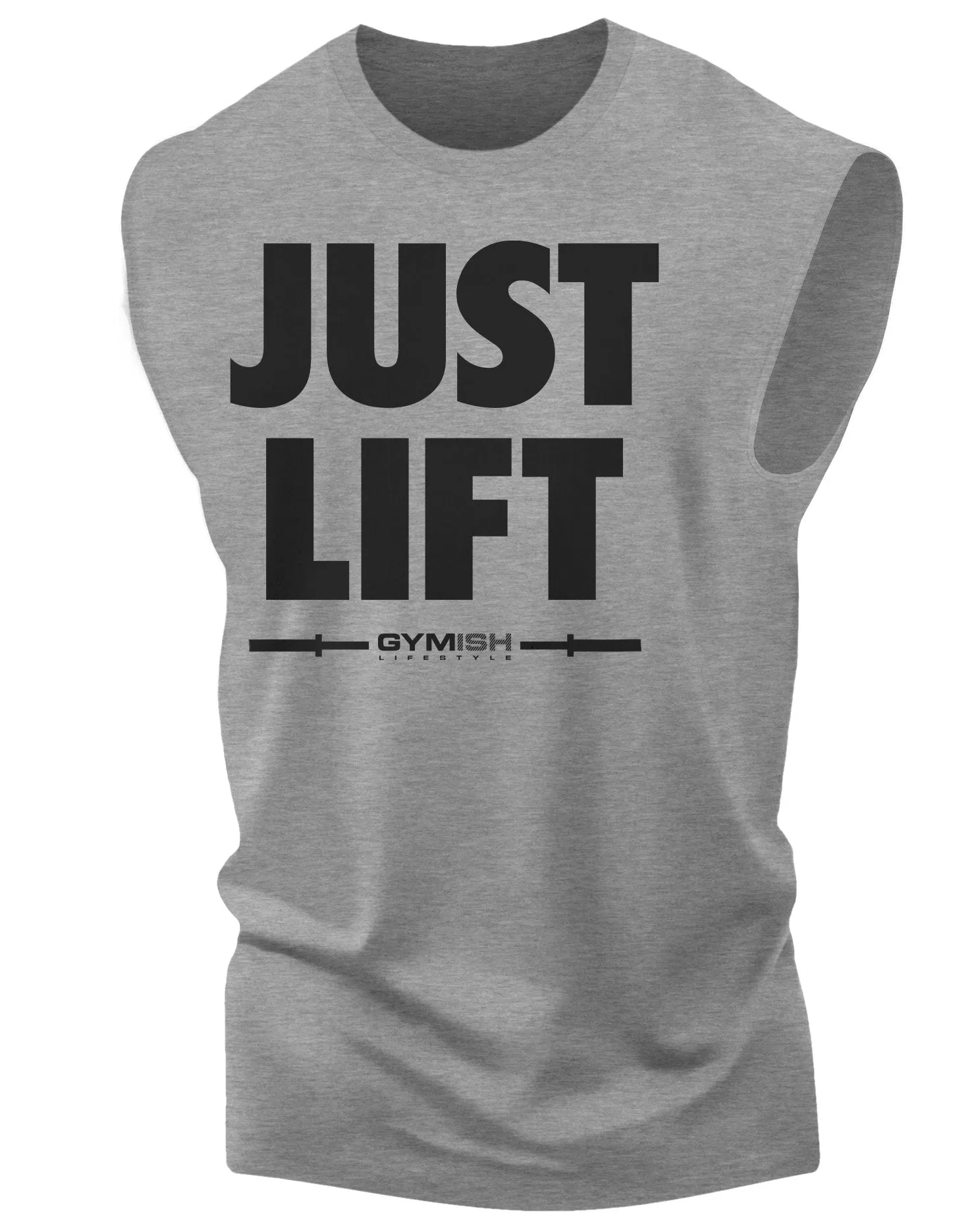 114. Just Lift Workout Funny Muscle Tank Top for Men