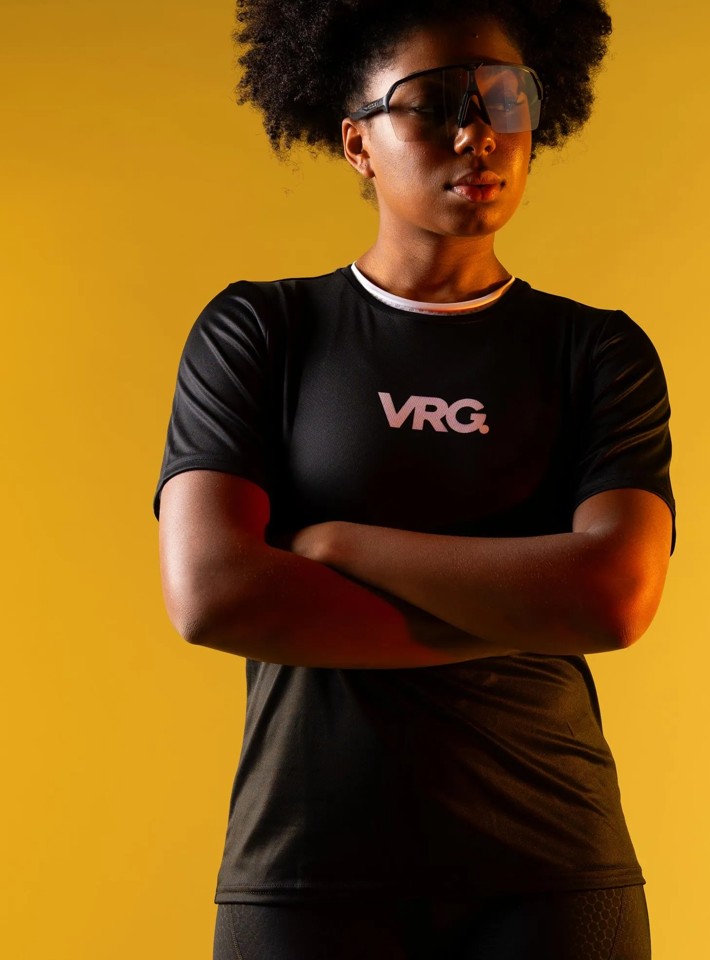 1201 VRG TECH TEE BLACK - WOMEN