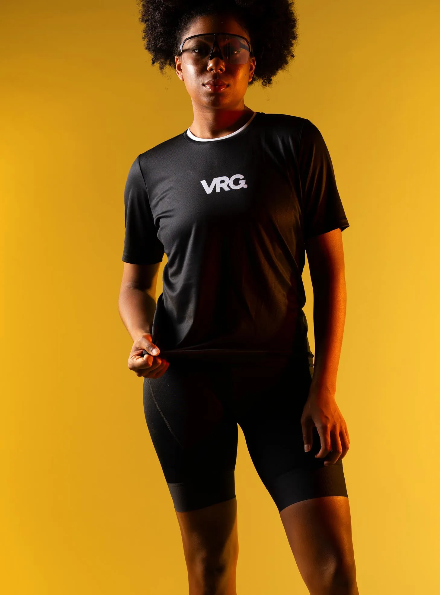 1201 VRG TECH TEE BLACK - WOMEN