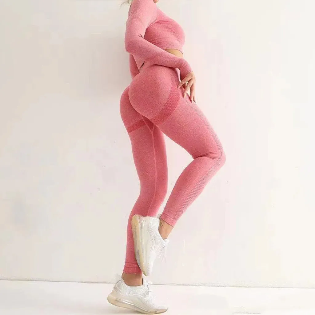 1pcs Women Fitness Yoga Pant Seamless High Waist Quick Dry Legging