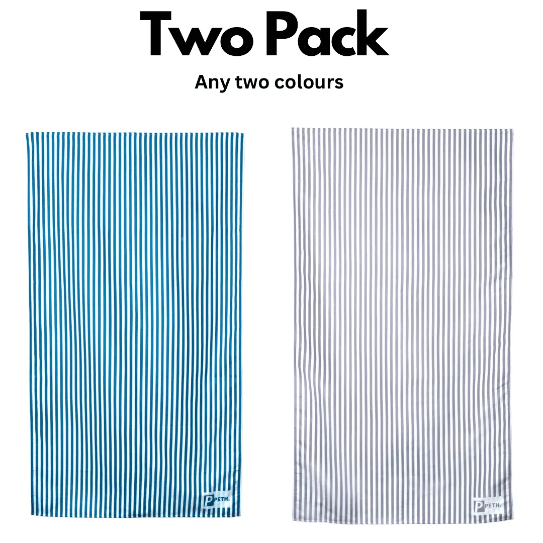 2 Pack Quick Dry Travel Towel