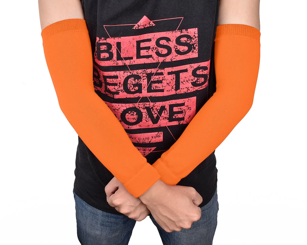 2 Pcs Outdoor Sports Cycling Arm Sleeves
