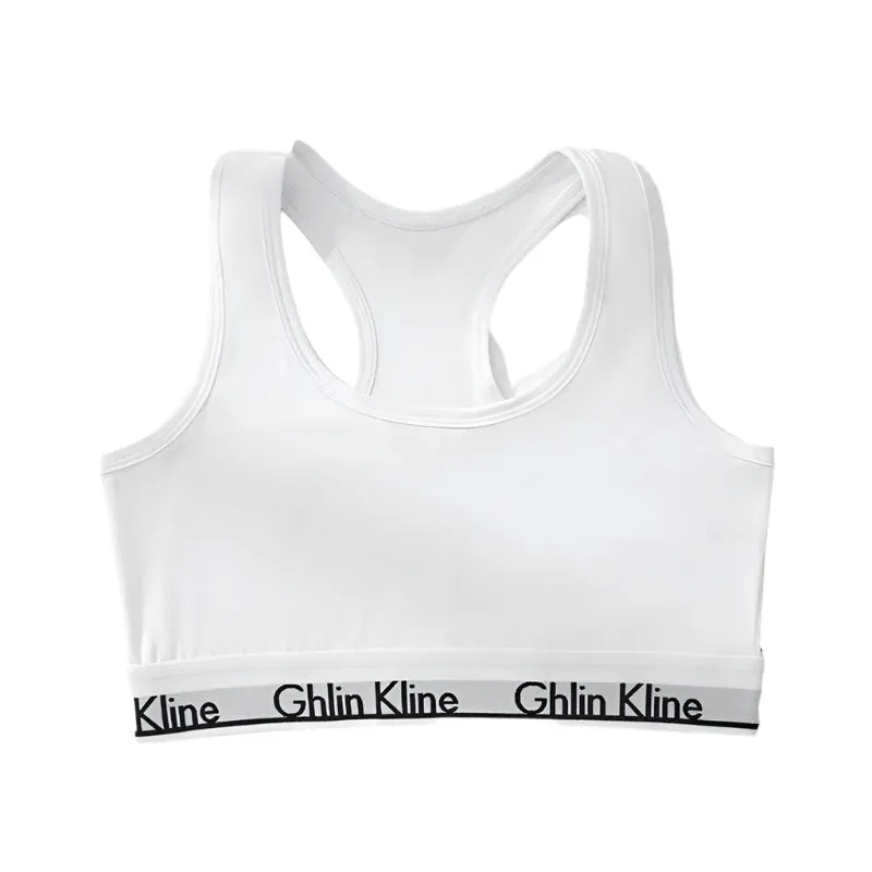 2-Piece Cotton Sports Bra & Briefs Set for Women | Tank Top & Underwear Kit (S-XL)