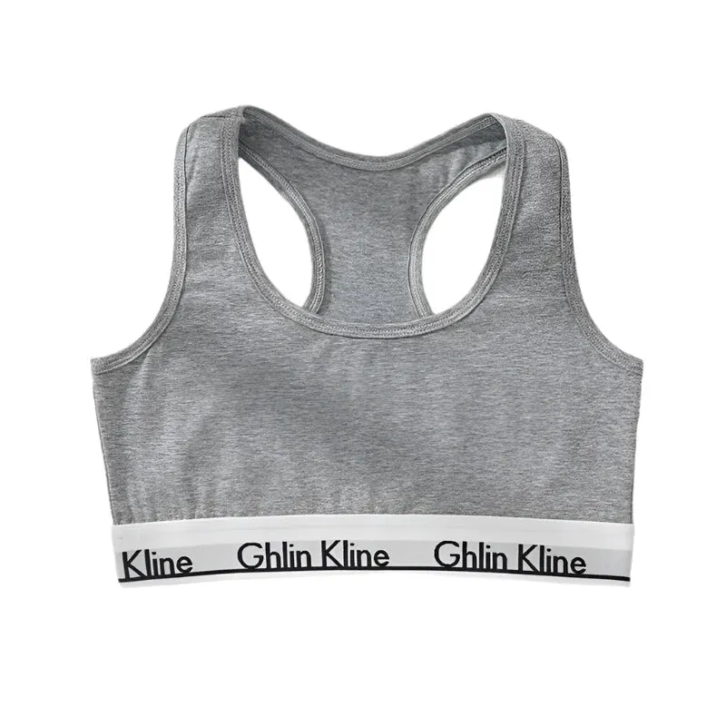 2-Piece Cotton Sports Bra & Briefs Set for Women | Tank Top & Underwear Kit (S-XL)