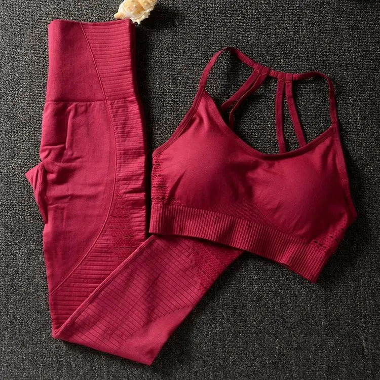 2 Piece Sports Bra Set