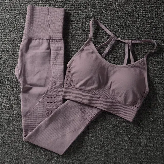 2 Piece Sports Bra Set