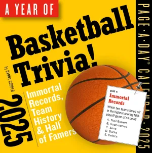 2025 Year of Basketball Trivia Page-A-Day Calendar