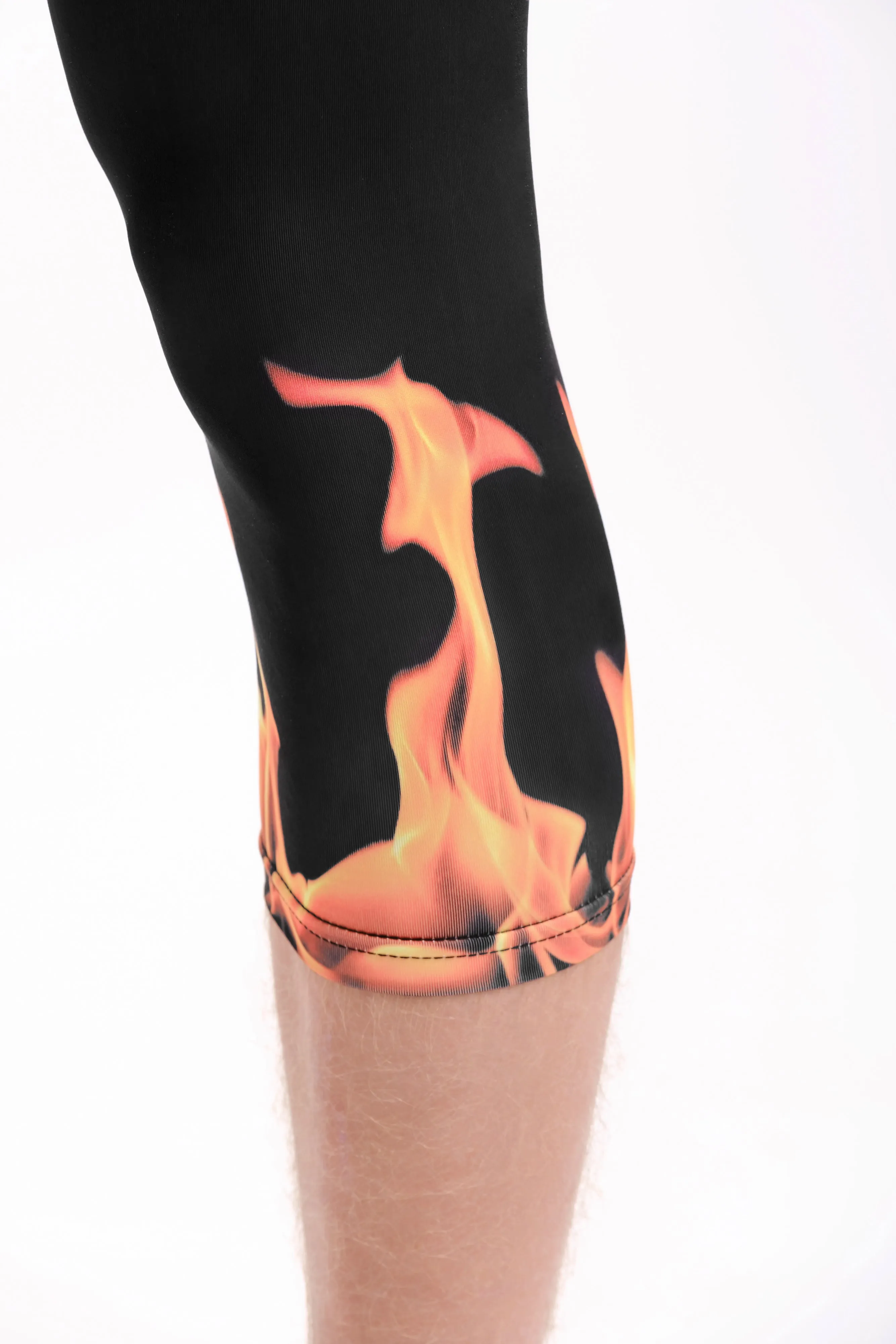 3/4 Compression Pants/Tights - Flame