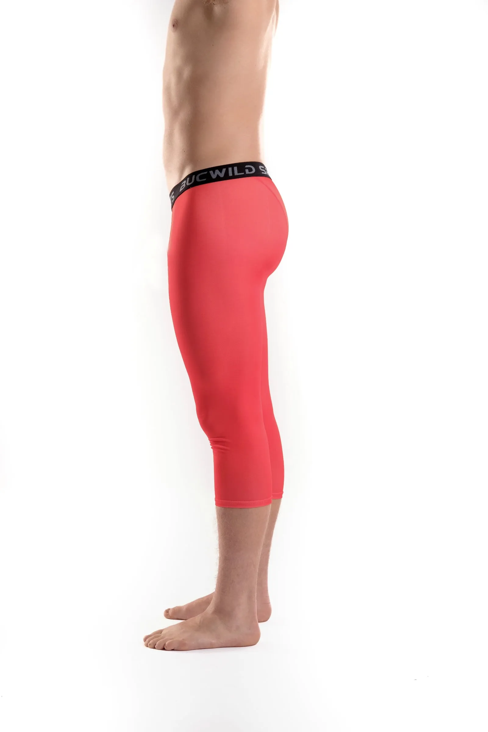 3/4 Compression Pants/Tights - Red