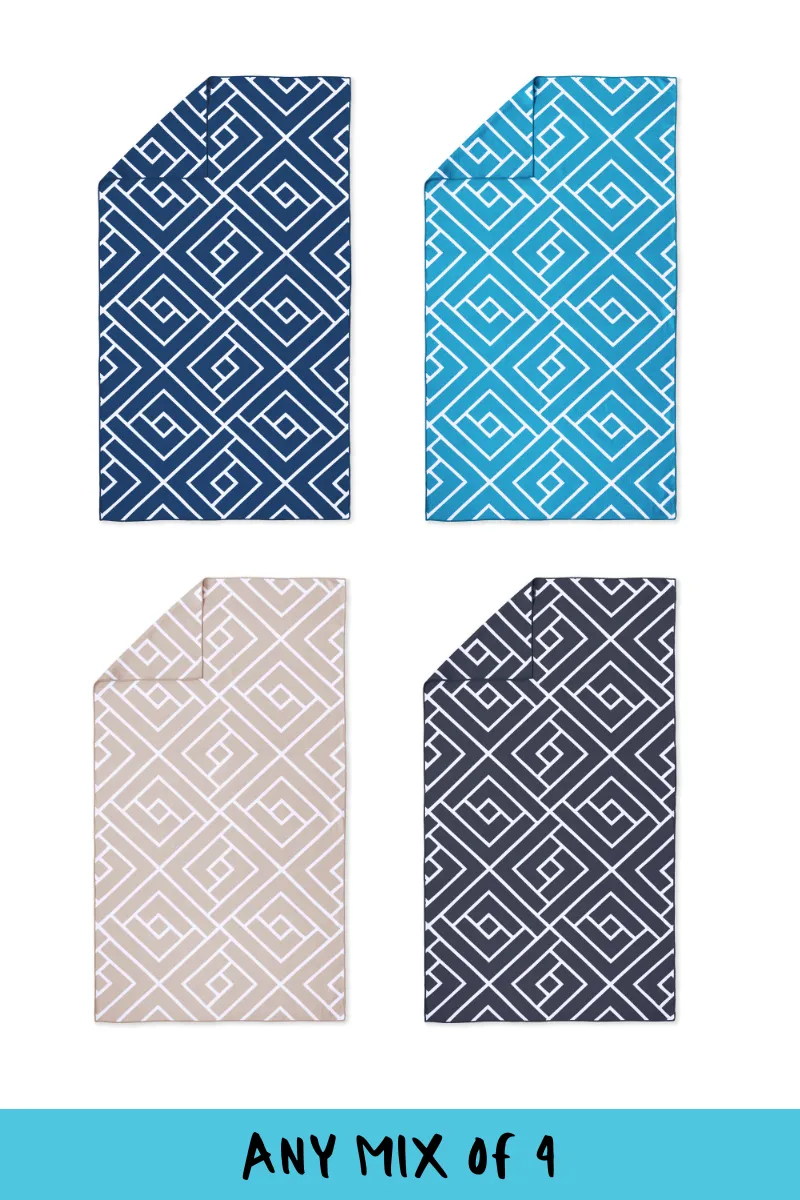 4 Pack Multi-Purpose Towel Bundle