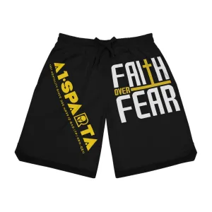 A1Sparta Faith over fear Basketball Rib Shorts (AOP)