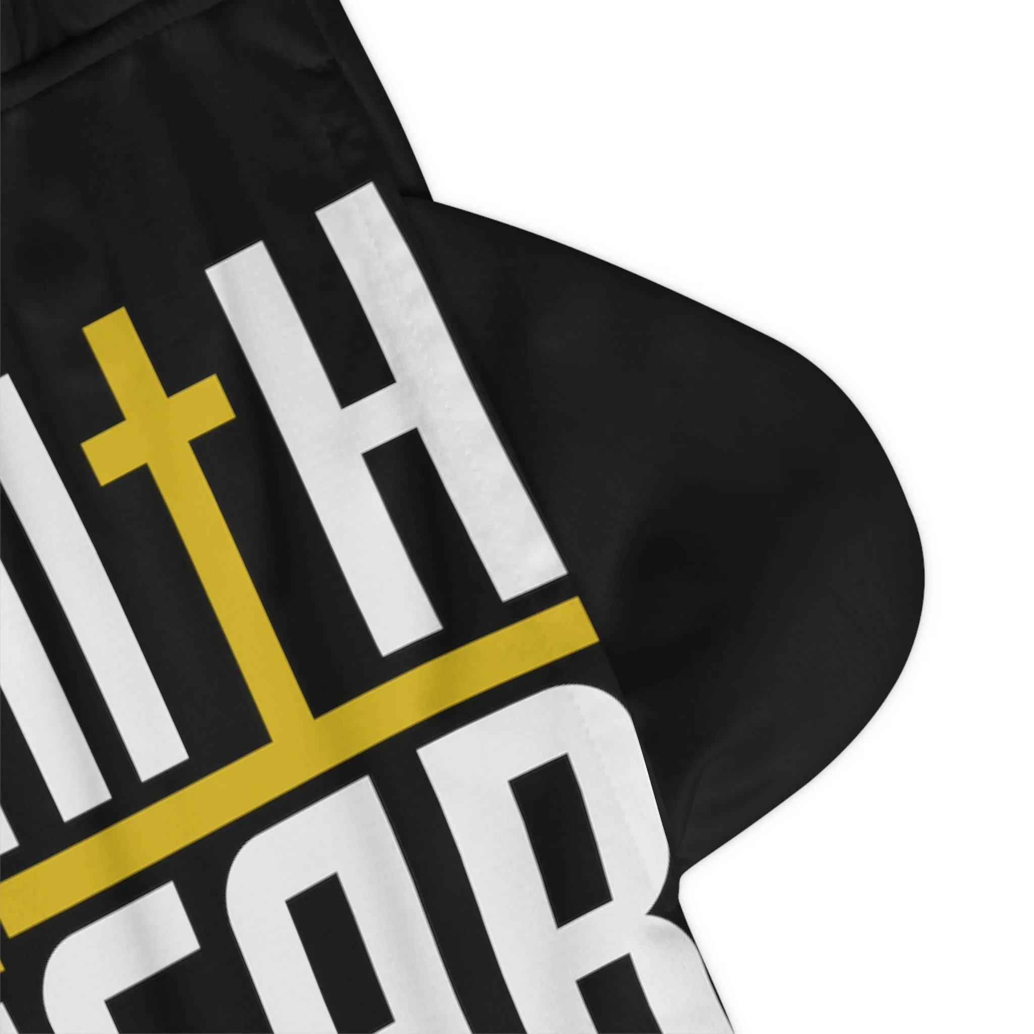 A1Sparta Faith over fear Basketball Rib Shorts (AOP)