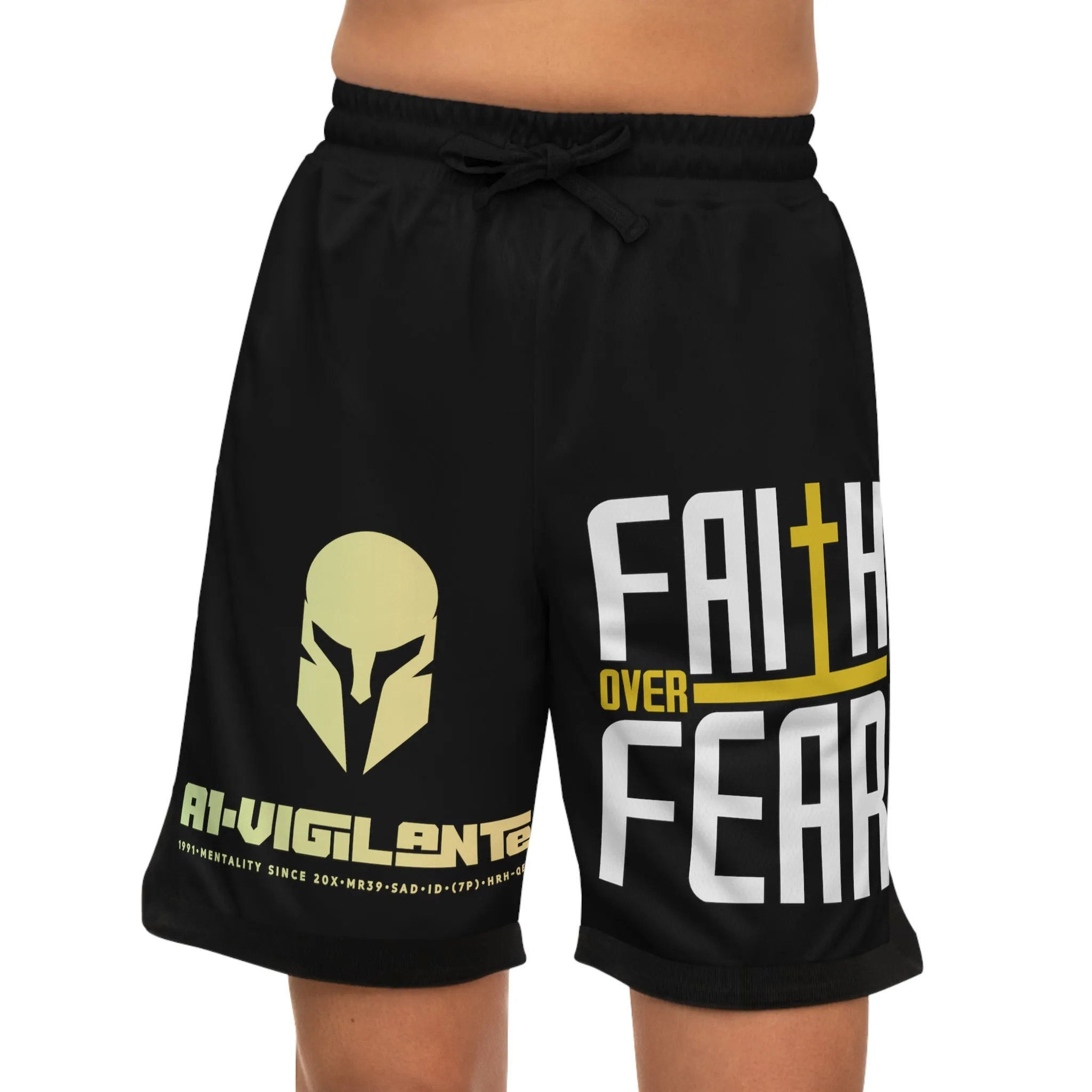 A1Vigilante Basketball Rib Shorts (AOP)