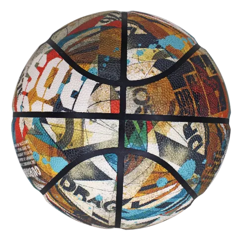 Abstract Ouroboros DR76 Basketball by Dragon76