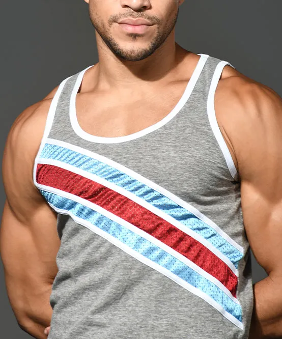 Action Stripe Tank Top