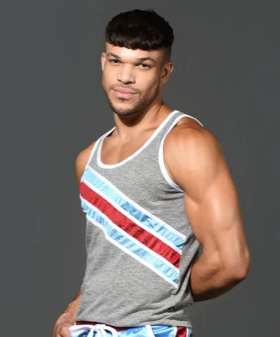 Action Stripe Tank Top