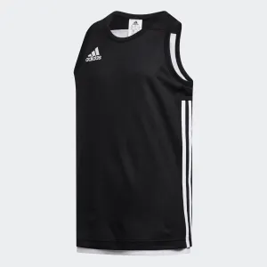 adidas 3G SPEED Reversible Basketball Jersey | Black-White | Kid's