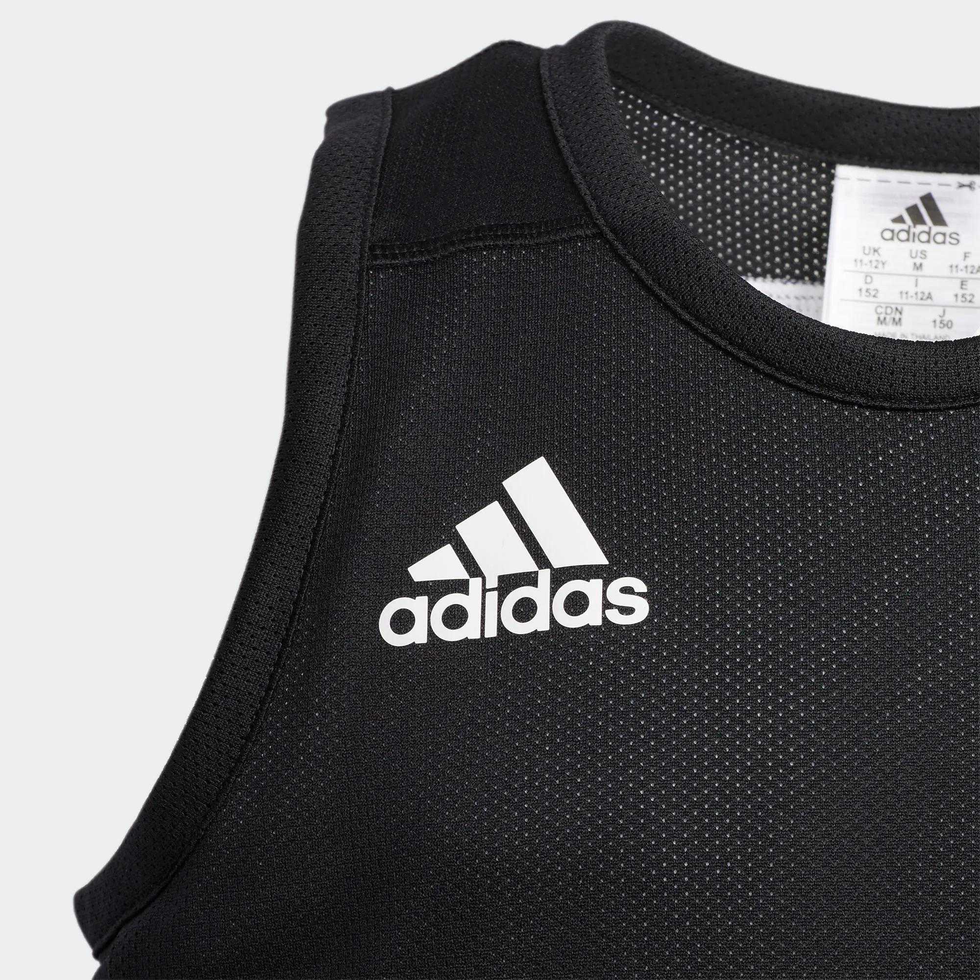 adidas 3G SPEED Reversible Basketball Jersey | Black-White | Kid's