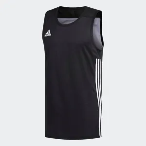 adidas 3G SPEED Reversible Basketball Jersey | Black-White | Men's