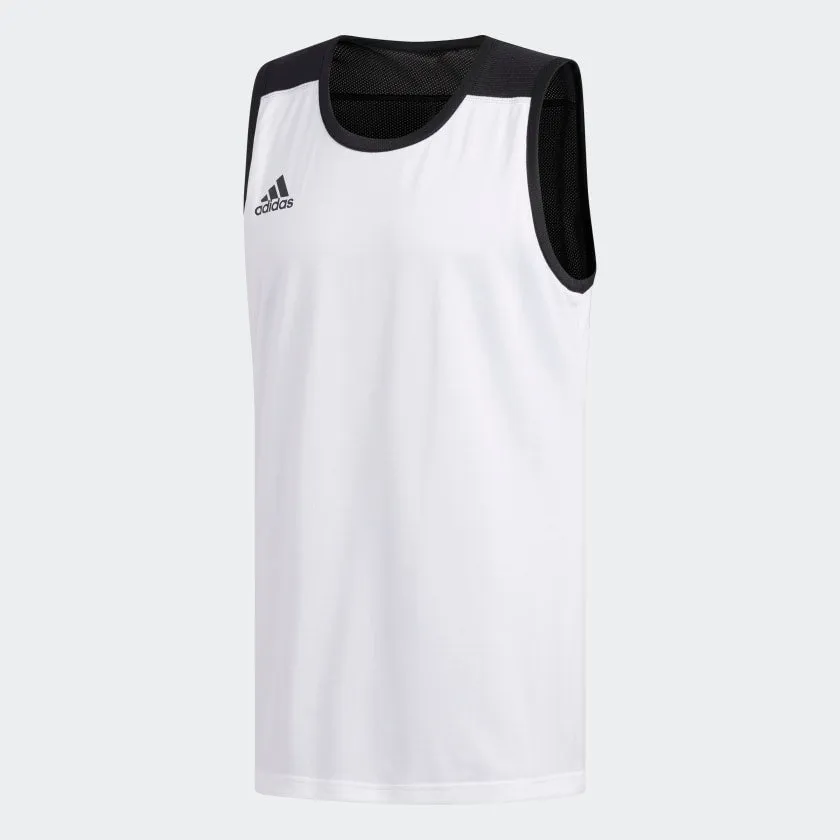 adidas 3G SPEED Reversible Basketball Jersey | Black-White | Men's