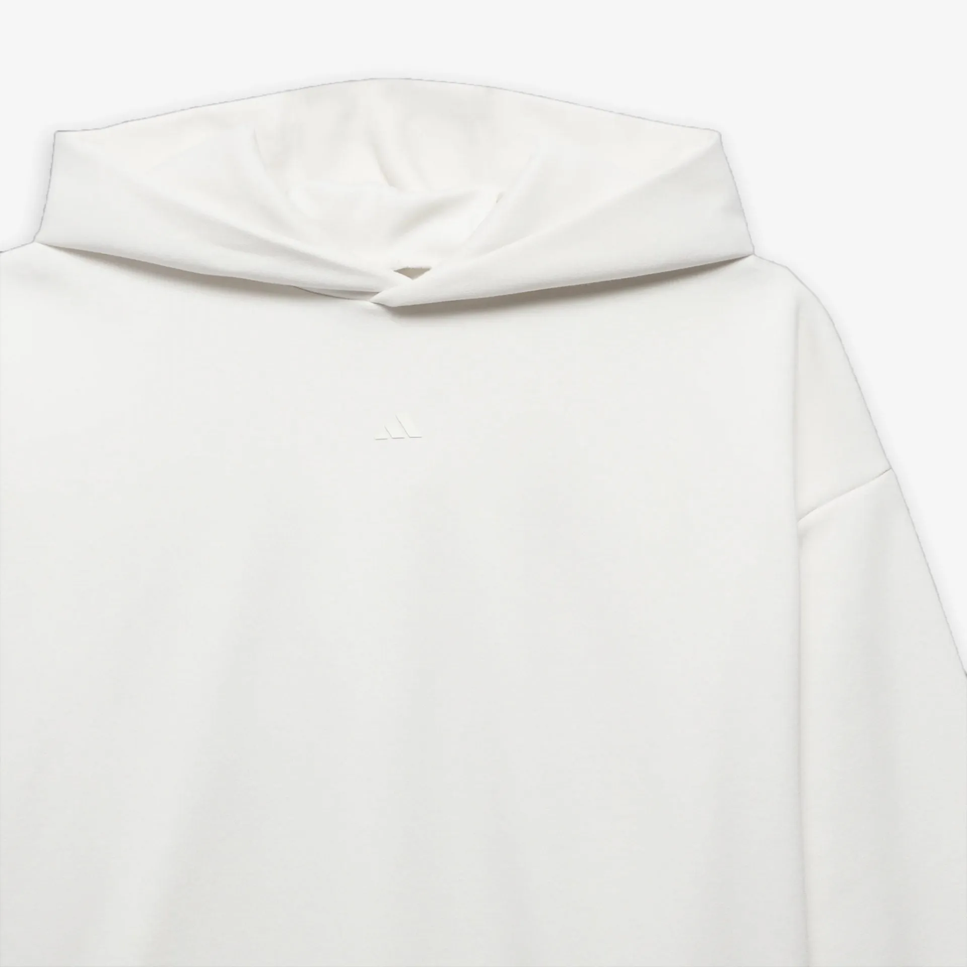 Adidas | BASKETBALL HOODIE  { CLOUD WHITE