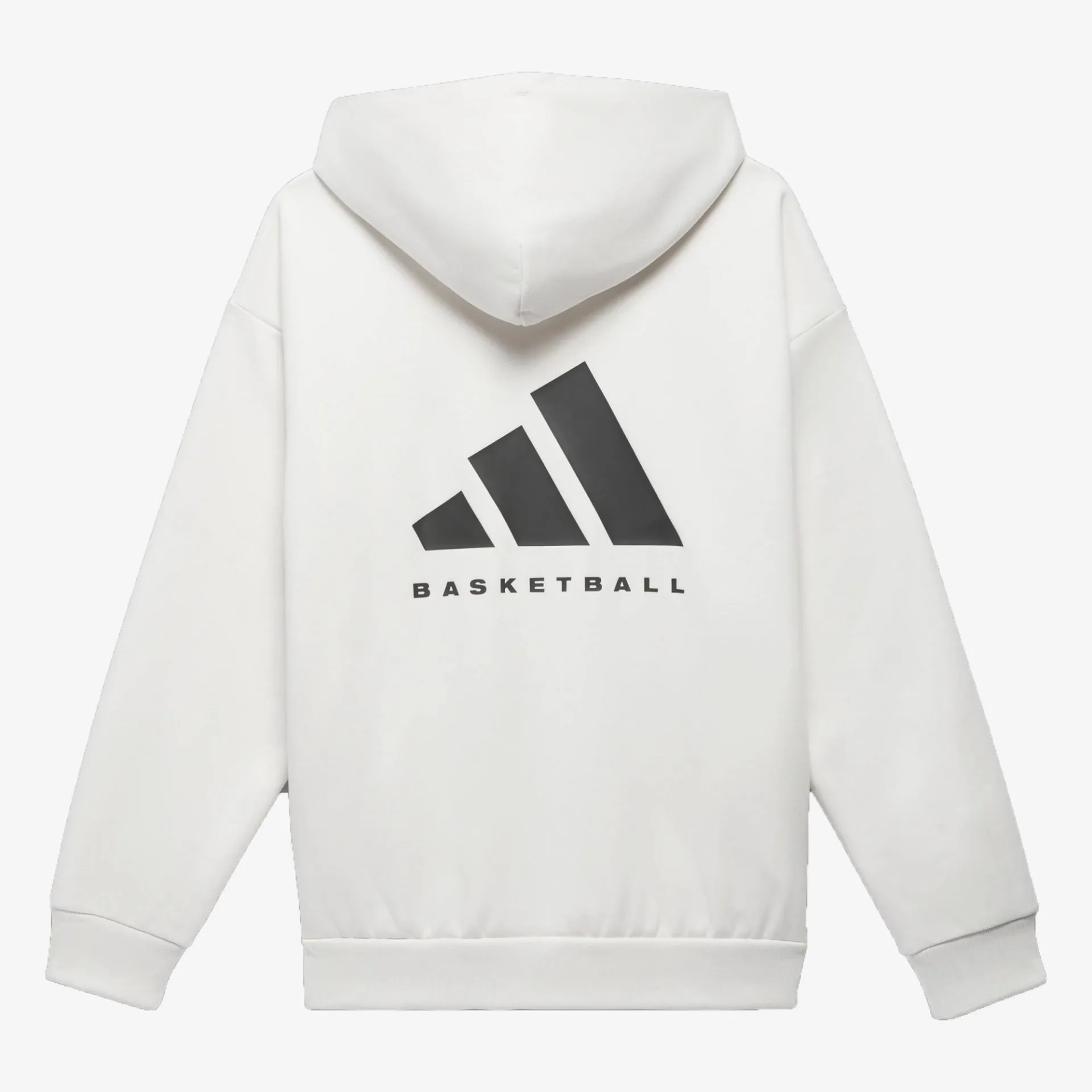 Adidas | BASKETBALL HOODIE  { CLOUD WHITE