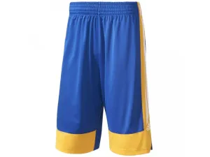 Adidas Commander Basketball Shorts - Blue/Golden Yellow/White