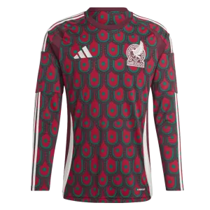 Adidas Mexico 2024 Long Sleeve Home Jersey