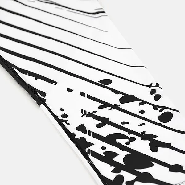Aerial Black and White Compression 3/4 tights / leggings