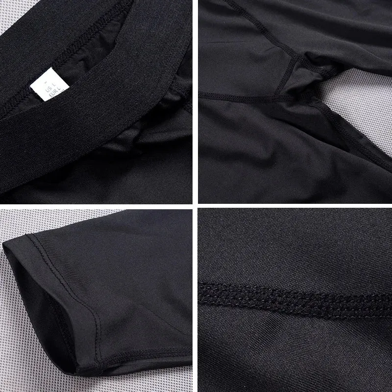 Aidase Men Compression Sport Pants Quick Dry Fitness Gym Tights Running Leggings Training Sport Tights Basketball Man Football Clothes