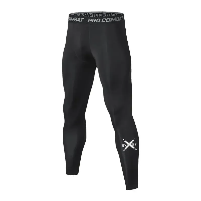 Aidase Men's Compression Leggings Sports Base Layer Running Workout Basketball Athletic Gym Tights Pants
