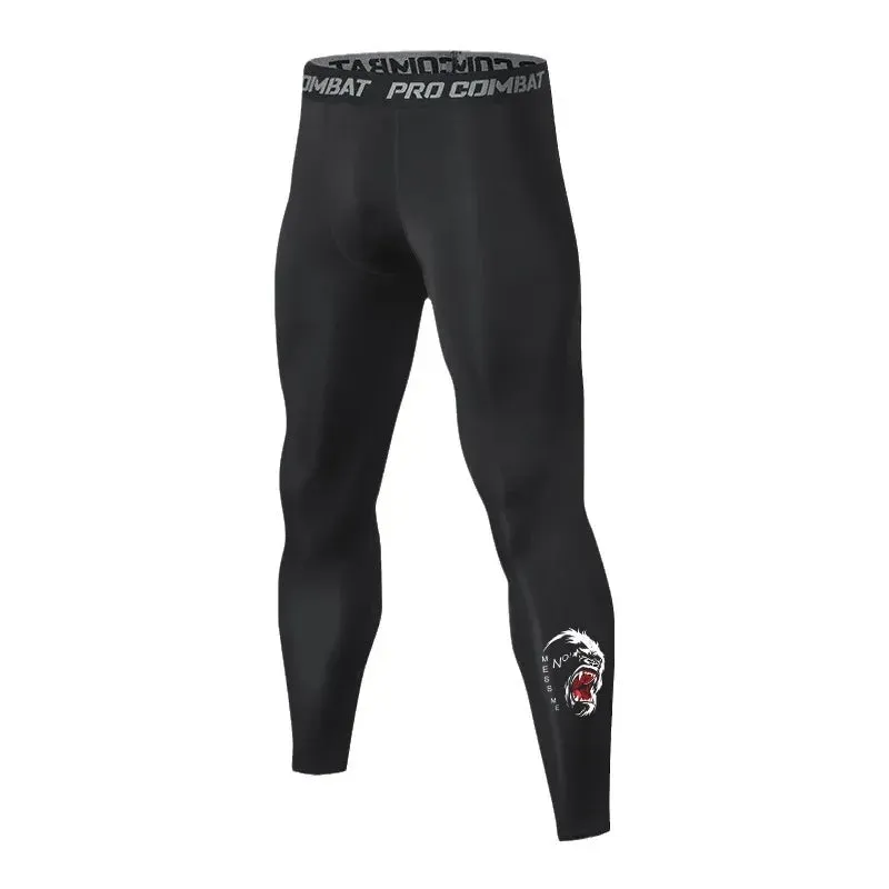 Aidase Men's Compression Leggings Sports Base Layer Running Workout Basketball Athletic Gym Tights Pants