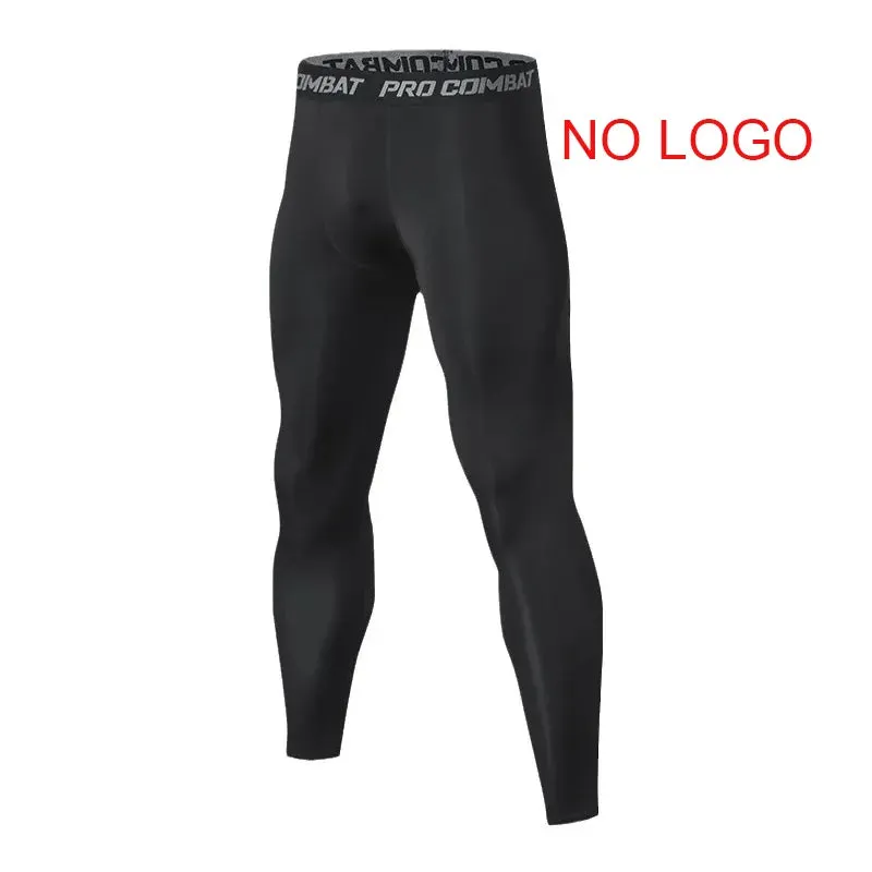 Aidase Men's Compression Leggings Sports Base Layer Running Workout Basketball Athletic Gym Tights Pants