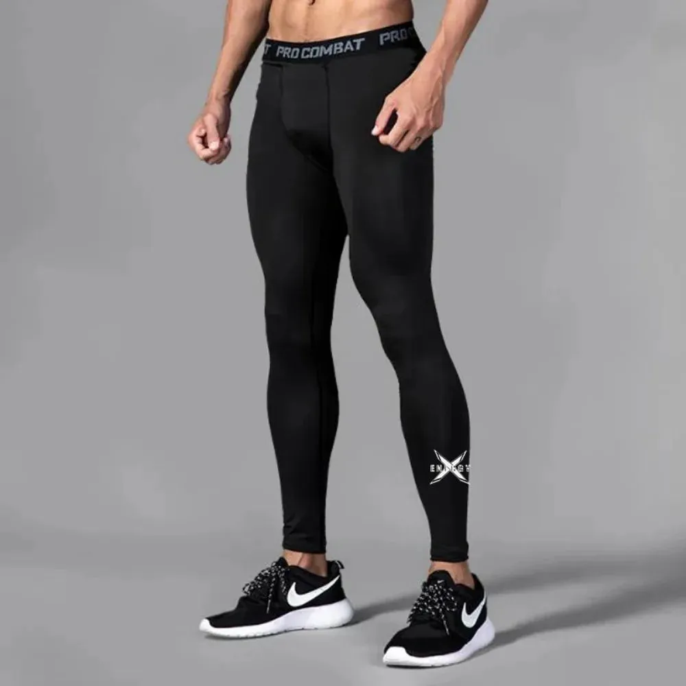 Aidase Men's Compression Leggings Sports Base Layer Running Workout Basketball Athletic Gym Tights Pants