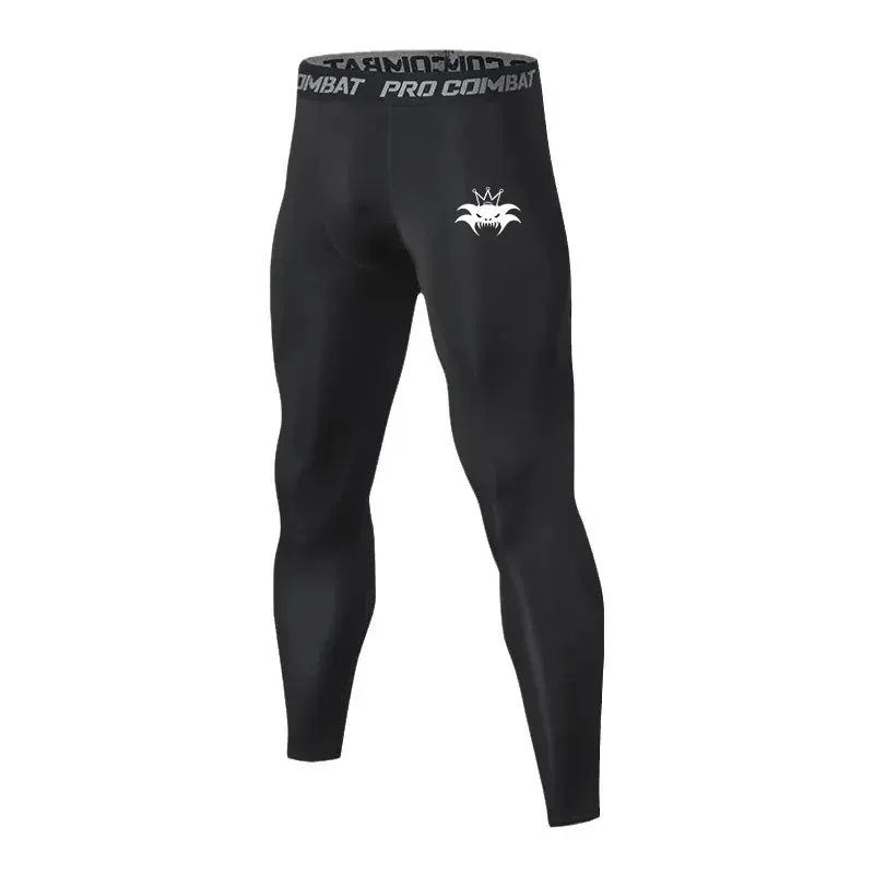 Aidase Men's Compression Leggings Sports Base Layer Running Workout Basketball Athletic Gym Tights Pants