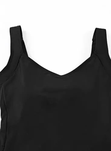 Aleumdr Swimsuit for Women One Piece Bathing Suits Athletic Training Swimsuits Women Sport Swimwear Bathingsuit Blue 204 Medium…